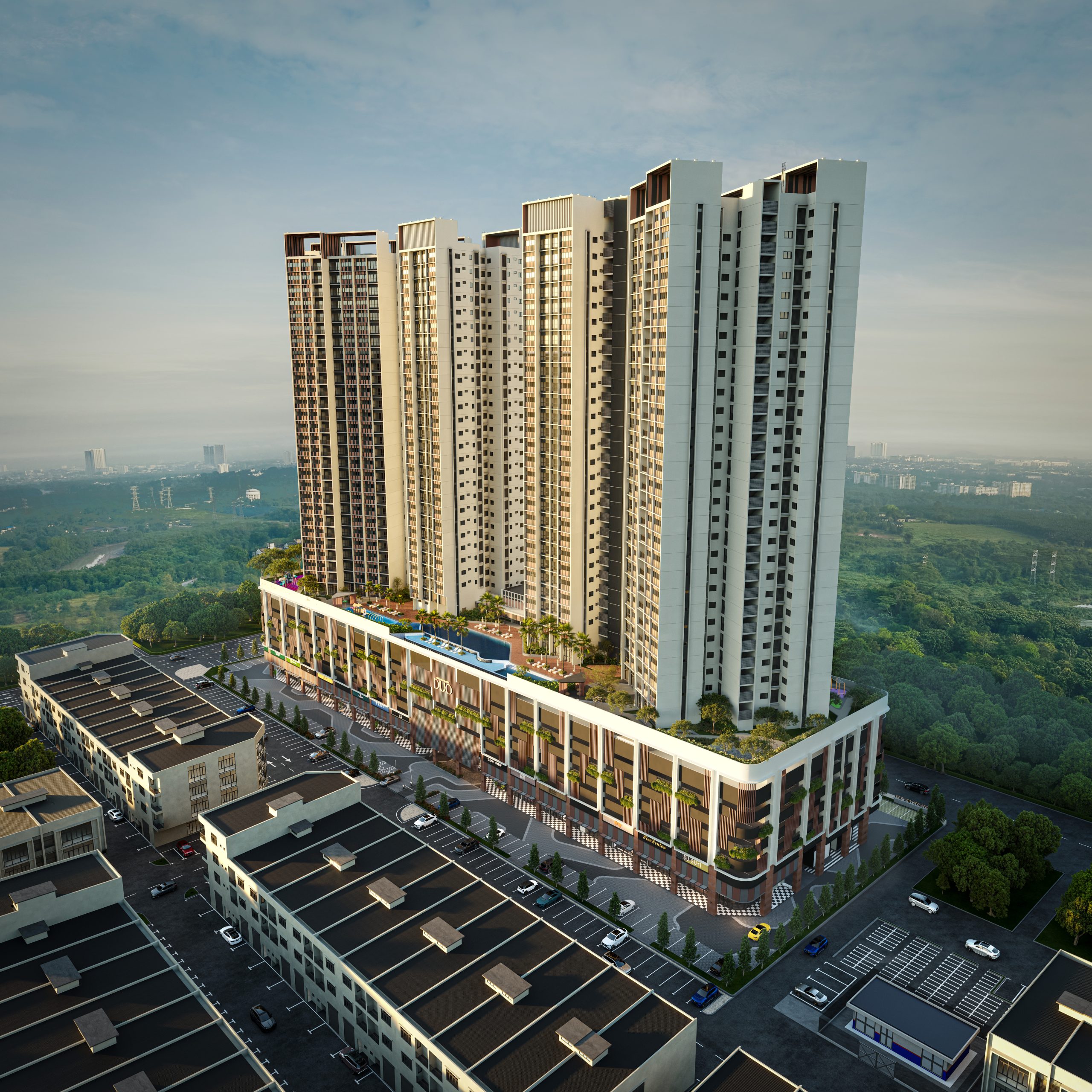 The Straits View DUO architectural rendering